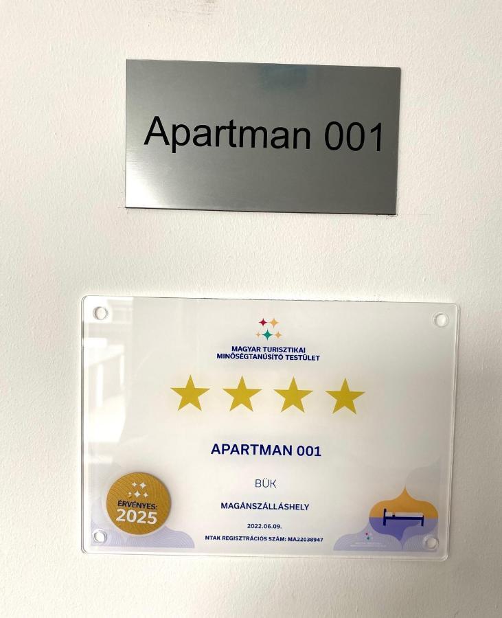 Apartman 001 Bük Eksteriør bilde